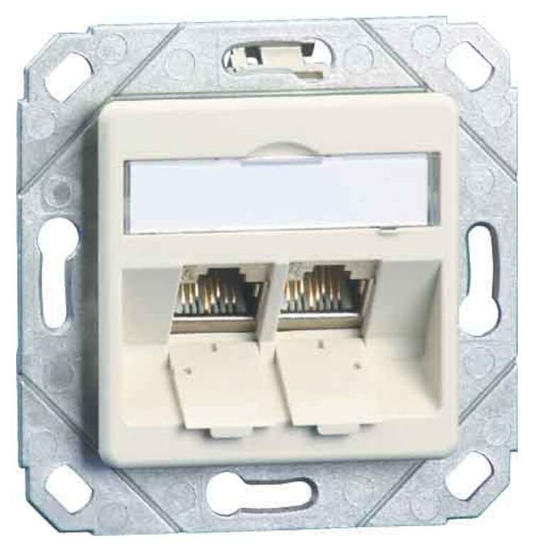 Metz Connect 130B11D21102-E Netwerkstopcontact RJ-45, wit