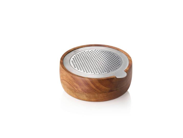 AdHoc Reibe Cutn Serve, Akaziefarben, Holz, Metall, Akazie, 5 cm, Küchenzubehör, Küchenhelfer, Reiben