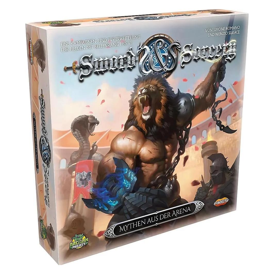 Ares ARGD0196 - Sword & Sorcery - Mythen aus der Arena, für 1-5 Spieler, ab 13 Jahren (DE-Erweiterung) (Deutsch, 1 - 5 Spieler) (ARGD0196)