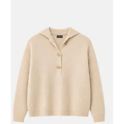 Armor Lux Pullover Pull Vareuse Damen Troyer Beige Irish Cream Matrosenkragen