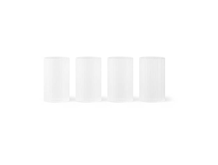 Ferm Living Verrines Ripple 14 cl Lot de 4 Frosted