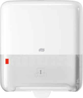 Tork® Papierhandtuchspender Matic® 551000, Rollenpapier, Elevation Design H1, Handtuchlänge einstellbar, Füllstandanzeige, weiß