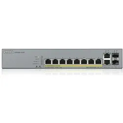 Zyxel GS1350-12HP (12 Ports), Netzwerk Switch, Grau