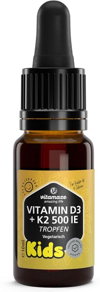 Vitamaze Vitamin D3 + K2 500 IE Tropfen Kids 10ml