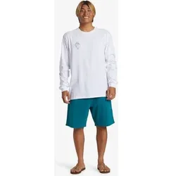 QUIKSILVER Herren Shirt ALEX KOPPS LS C TEES, Größe XXL in Weiß Weiß