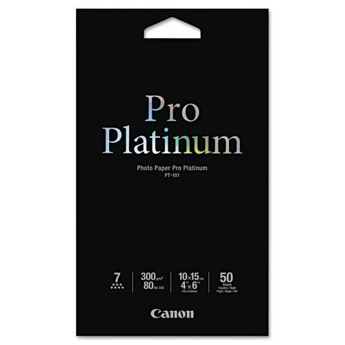 Canon PT-101 Pro Platinum Fotopapier glänzend 100x150mm 300 g/m² - 50 Blatt 2768B014