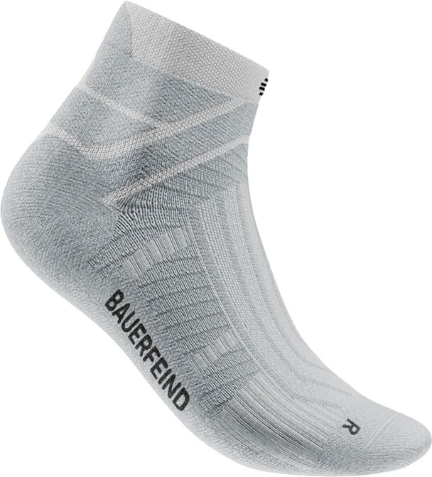 Sportsocken BAUERFEIND "RUN PERFORMANCE LOW CUT SOCKS", Herren, Gr. 38-41, weiß, Obermaterial: 91% Polyamid, 9% Elasthan, Socken Sportsocken, mit Polsterzonen weiß 38-41