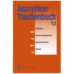Analytiker-Taschenbuch, Fachbücher von Helmut Günzler, Klaus Danzer, Rolf Bordsorf