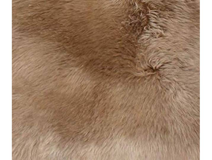 HEITMANN Sitzkissen quadratisch eckig echtes Lammfell 44 x 44 cm (Camel)