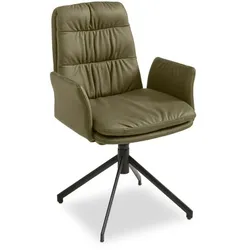 Sormani Stuhl Almeria Leder Grün Olive