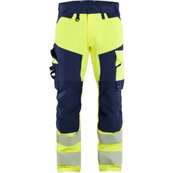 Warnschutz Arbeitshose "1124 - C144 - gelb/marine