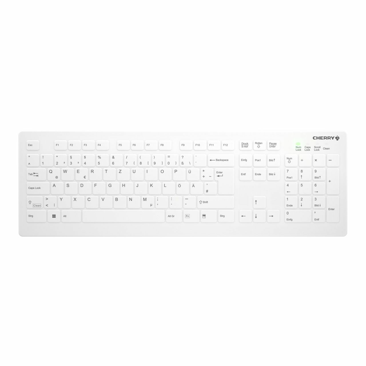 Contour Design AK-C8112F, Volle Größe (100%), Kabellos, RF Wireless, Scherenschalter, Weiß