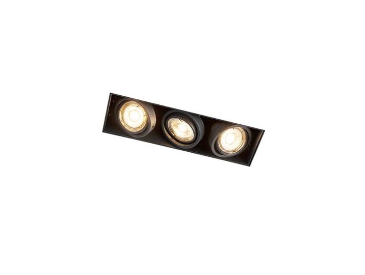 Spot encastrable intelligent moderne noir sans bordure avec 3
