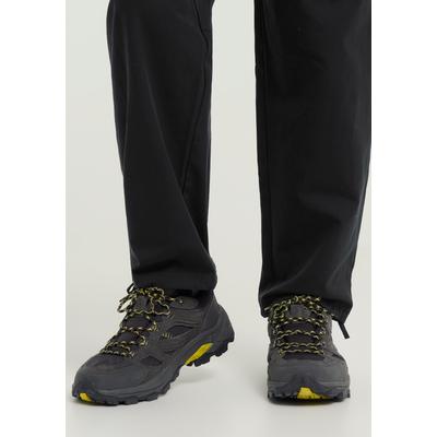 Wanderschuh JACK WOLFSKIN "VOJO TOUR TEXAPORE LOW M", Herren, Gr. 11,5, atmungsaktiv, Normalschaft, grau (slate), Obermaterial: Synthetik. Obermaterial 2: Textilmaterial. Futter: Polyester, Schuhe Wanderschuh, Wanderschuh, wasserdicht, griffige Sohle