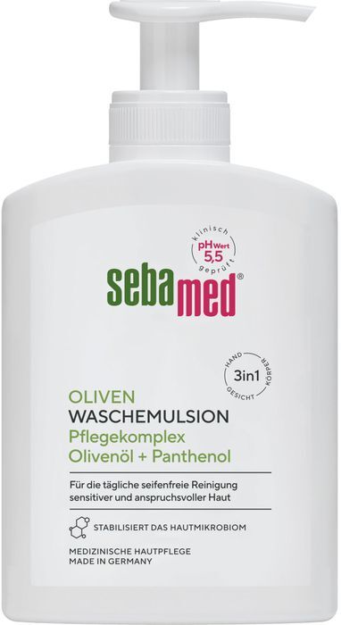 Sebapharma GmbH & Co. KG SEBAMED Waschemulsion Oliven+Panthenol 200 ml