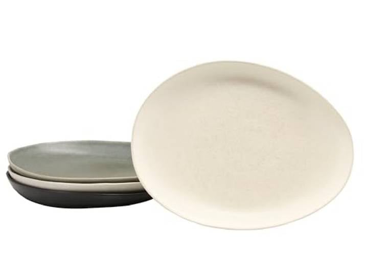 Creatable\, 22139\, série PIETRA\, set de vaisselle\, set d'assiettes 4 pièces