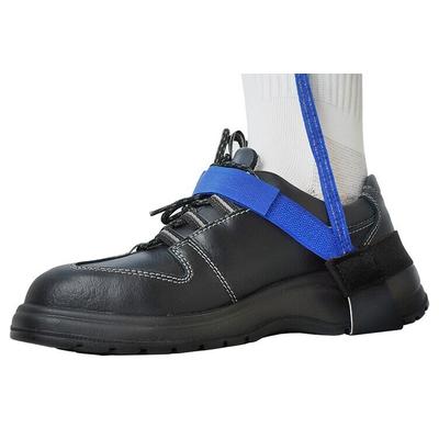 SAFEGUARD ESD-Fersenband mit Klettverschluss, 1 MOhm, blau/schwarz
