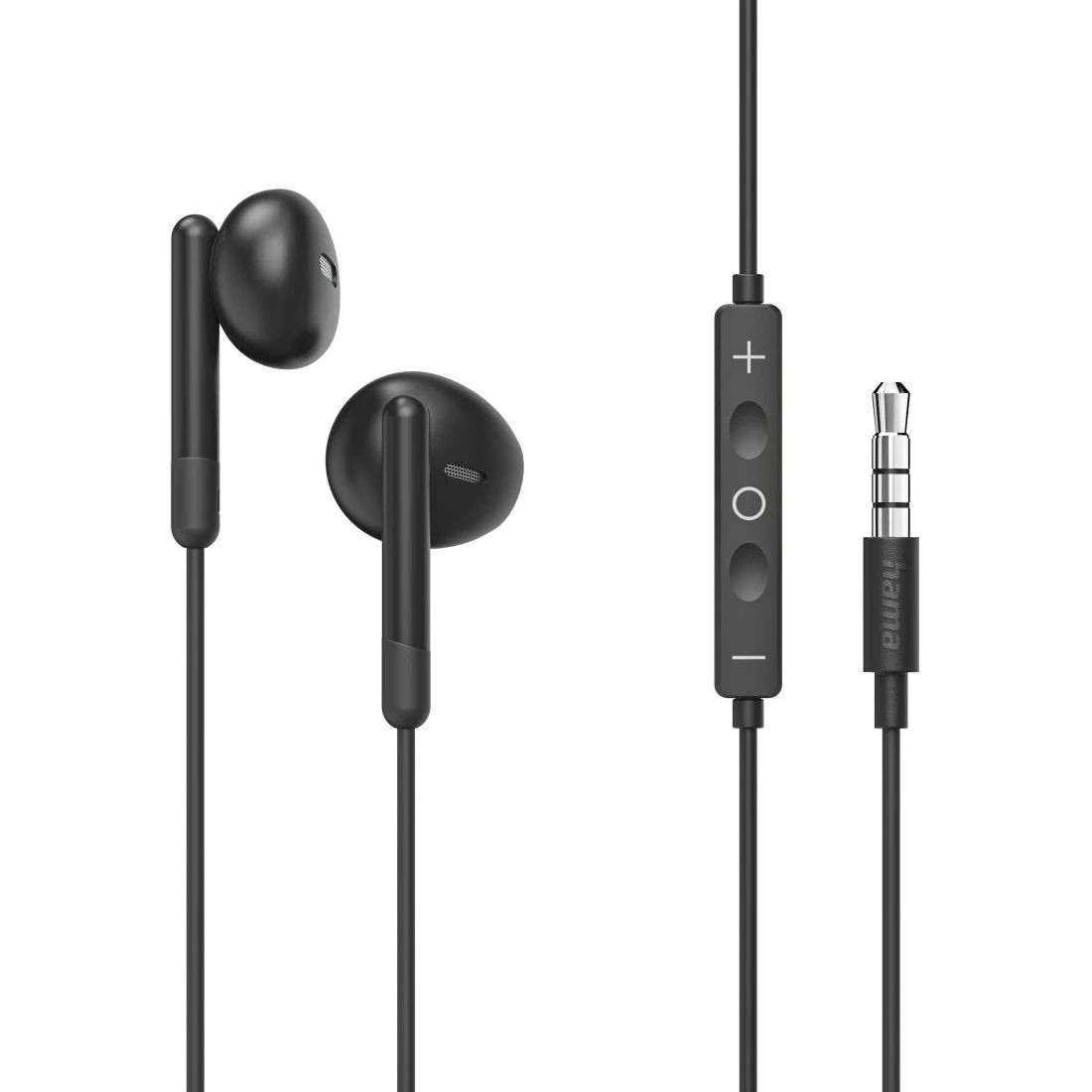 Hama 221800 Noble In-Ear Kopfhörer kabelgebunden (Schwarz) 00221800