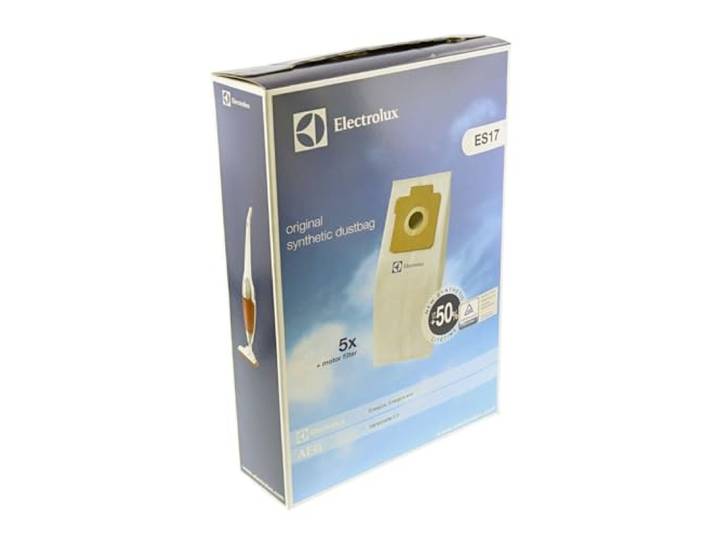 Electrolux ES17 Accessoires Aspirateur 5 Sacs Synthétique + 1 Filtre Moteur