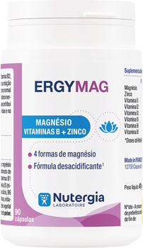 Nutergia Ergymag Magnésio Fórmula Desacidificante 90 cápsulas
