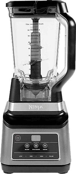 Batidora de vaso - Ninja BN750EU, 1200 W, 2.1 l, Vaso individual 0.7 Tecnología Auto-iQ, Negro