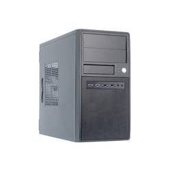 Chieftec CT-04B-OP Mini-Tower PC-Gehäuse Schwarz Werkzeugfreie Festplatteninstallation