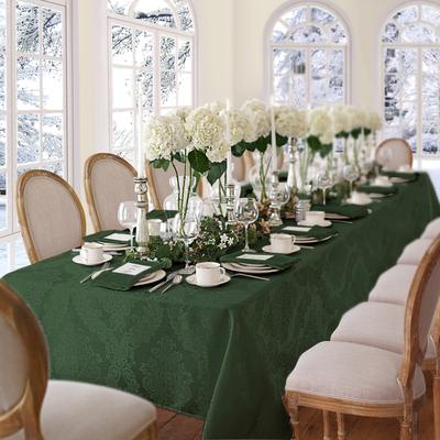 Threadmade Barcelona Damask Elegant Fabric Tablecloth