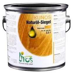 LIVOS Kunos Naturöl-Siegel 244 Silbergrau - 0,25 l Gebinde - MHD...