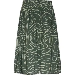 Ragwear Delise A-Linien Rock Damen | Gr. XL | grün - grün