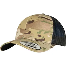 FLEXFIT Unisex 6-Panel Retro Kappe Multicam Netz Cap 6606MC multicam one size