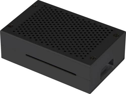 Joy-it rb-AlucaseP4+01B SBC-Gehäuse Raspberry Pi Aluminium Schwarz