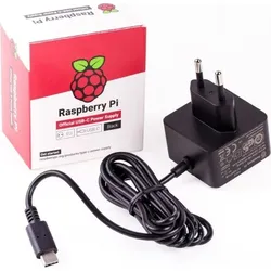 Raspberry PI USB-Netzteil für PI 4 schwarz USB-C 5.1V 3A 1.5M