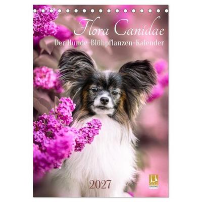 Flora Canidae - der Hunde-Blühpflanzen-Kalender (Tischkalender 2027 DIN A5 hoch), CALVENDO Monatskalender