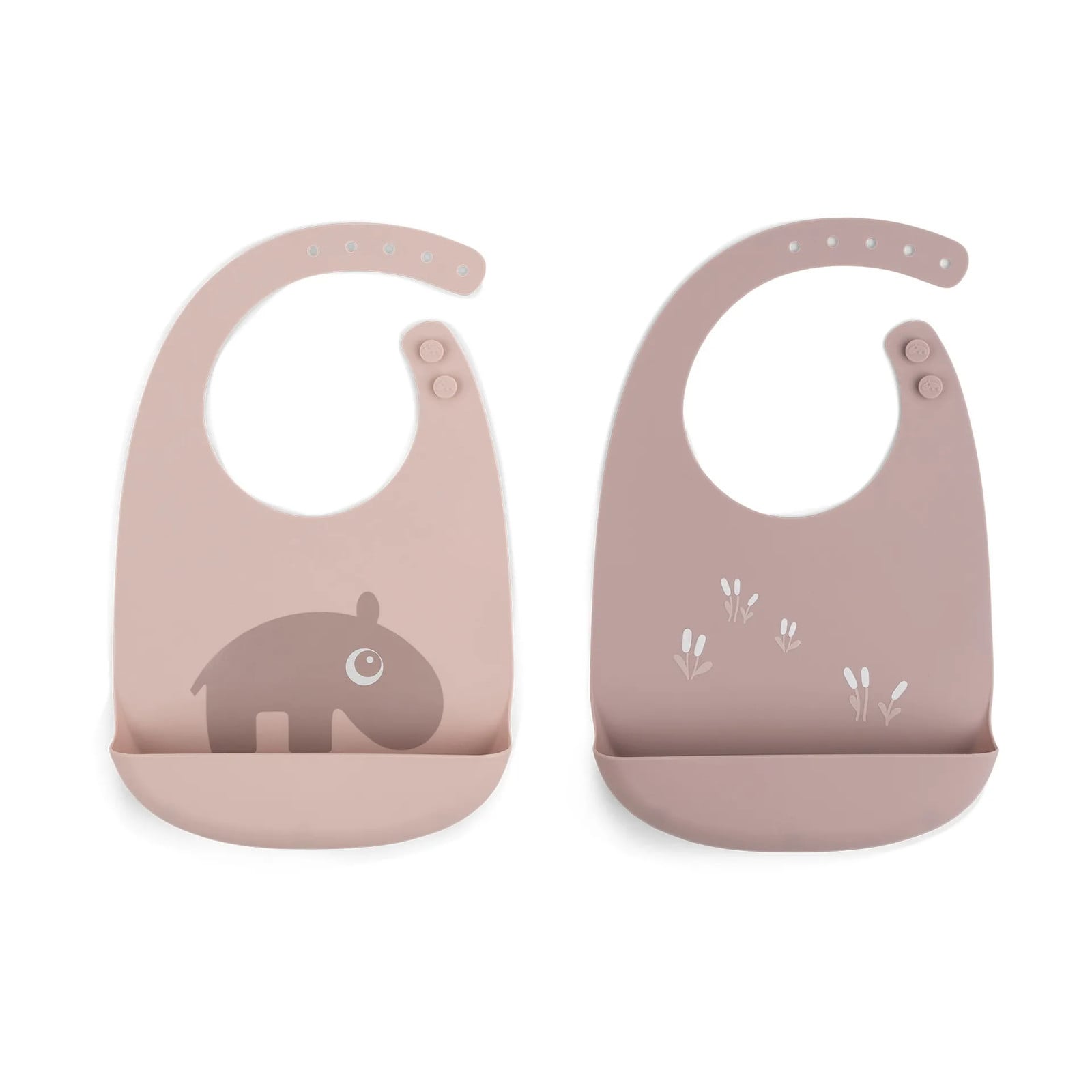 Done by deer Ozzo slabbetje 2-pack Poeder