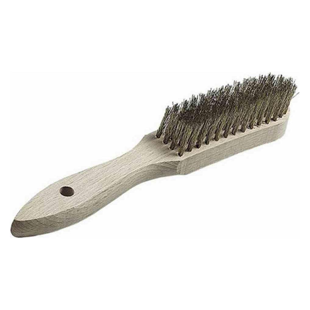 Ironside Messing Drahtbürste 4 reihig 0,30mm Draht (139021)