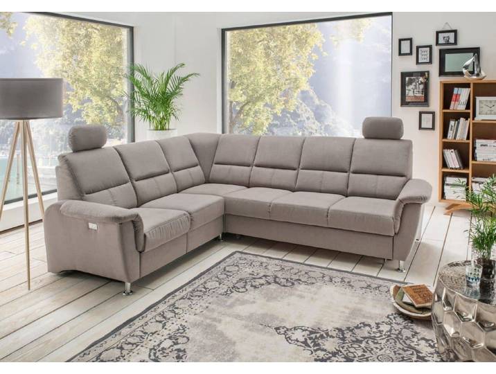 Myhomelando Ecksofa Paris, mit elektronischer Relaxfunktion, Schlaffunktion, USB Anschluß