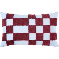 Zierkissen Erik Blau/Rot ca. 30x50cm
