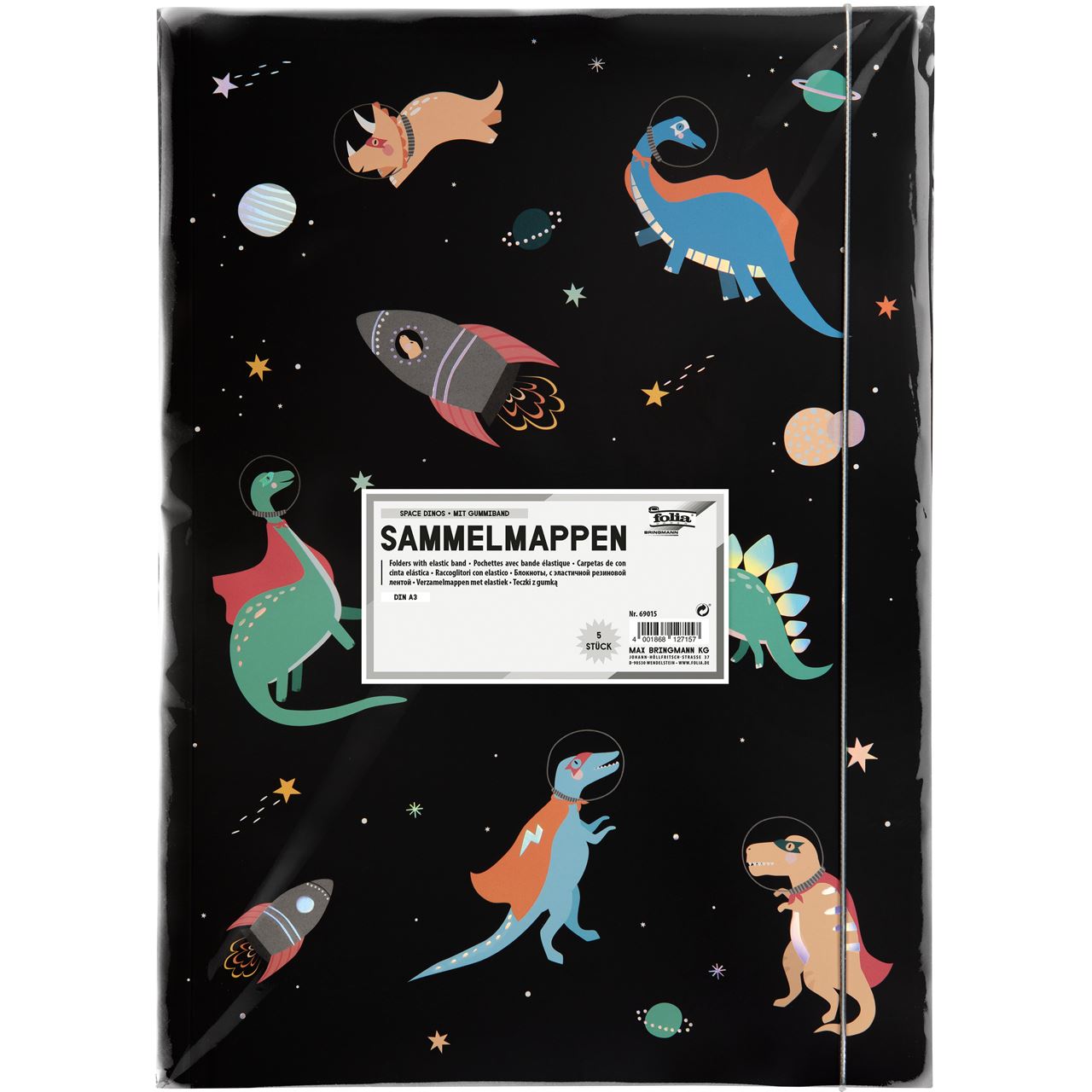 folia Sammelmappe DIN A3 Space Dino, 1 St.