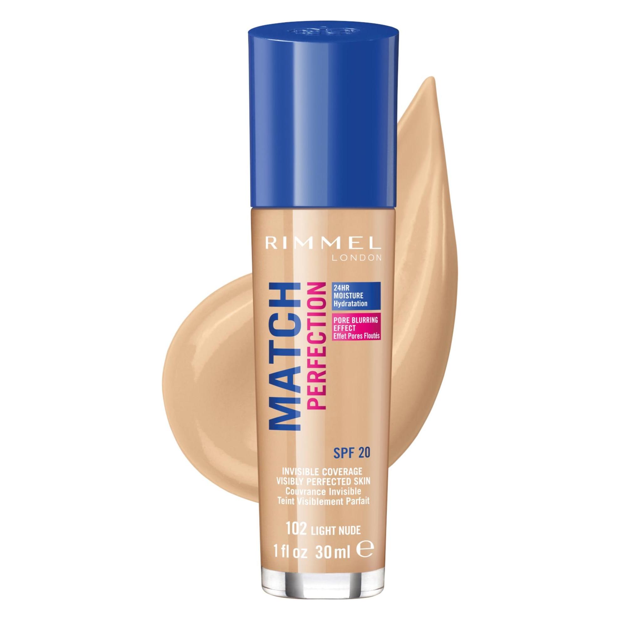 Rimmel London Match Perfection SPF20 (102 Light Nude) (3614220954035)