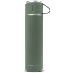 Karaca Thermosteel Earth Auslaufsicherer Edelstahl-Thermos 680 ml Khaki