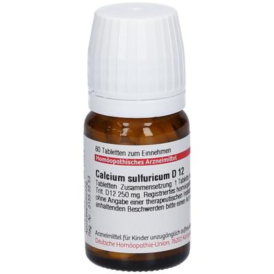 Calcium Sulfuricum D 12 Tabletten 80 St