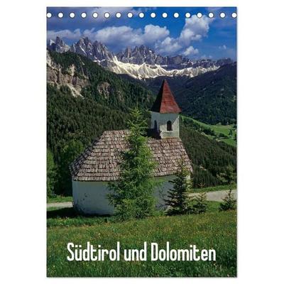 Südtirol und Dolomiten (Tischkalender 2027 DIN A5 hoch), CALVENDO Monatskalender