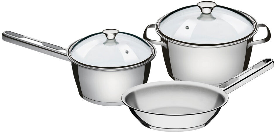 Tramontina 5 - Piece Stainless Steel Cookware Set Silver 5