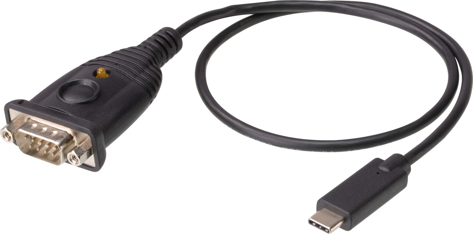 ATEN UC232C USB-C naar seriële RS232 9-polige Sub D adapterkabel, 0,3 meter