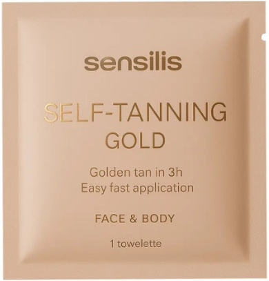 Sensilis Self-Tanning Gold Toalhitas Autobronzeadoras 6und