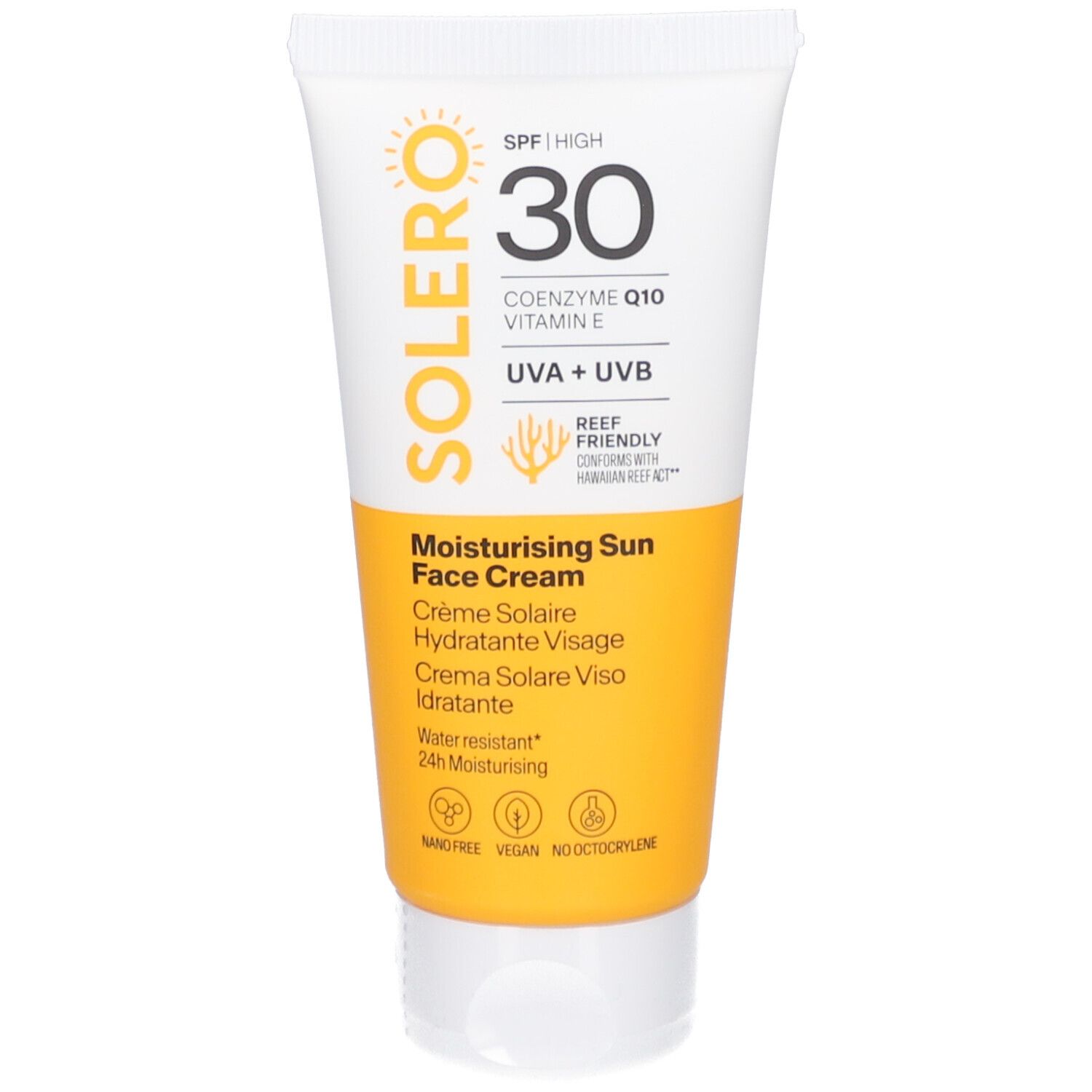 Solero Sonnen-Gesichtscreme feuchtigk Spf30 50 ml Sonnenschutzcreme