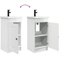 vidaXL, Badmöbelset, Badezimmermöbel-Set