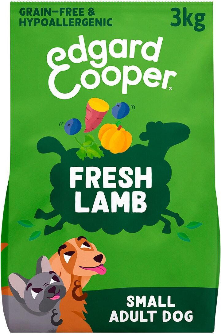 Edgard & Cooper Edgard &amp; Cooper - Pienso para perros adultos mini Edgard &amp; Cooper cordero fresco 3 kg.  (3 Kg)