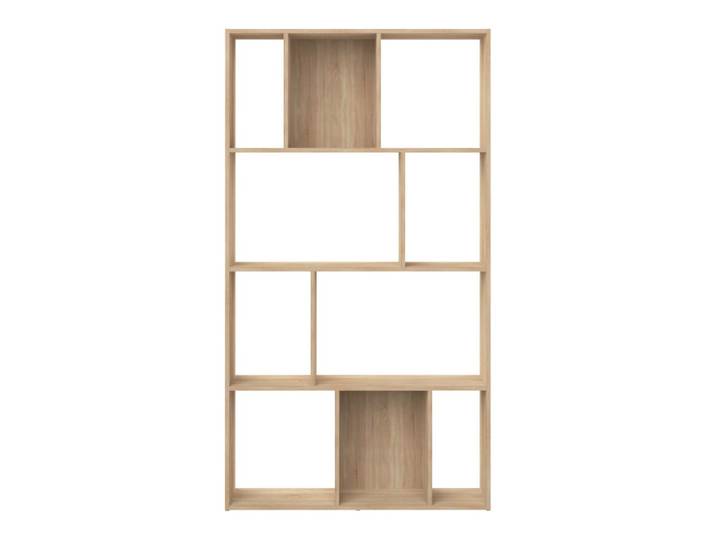 Bibliothèque effet bois chêne naturel