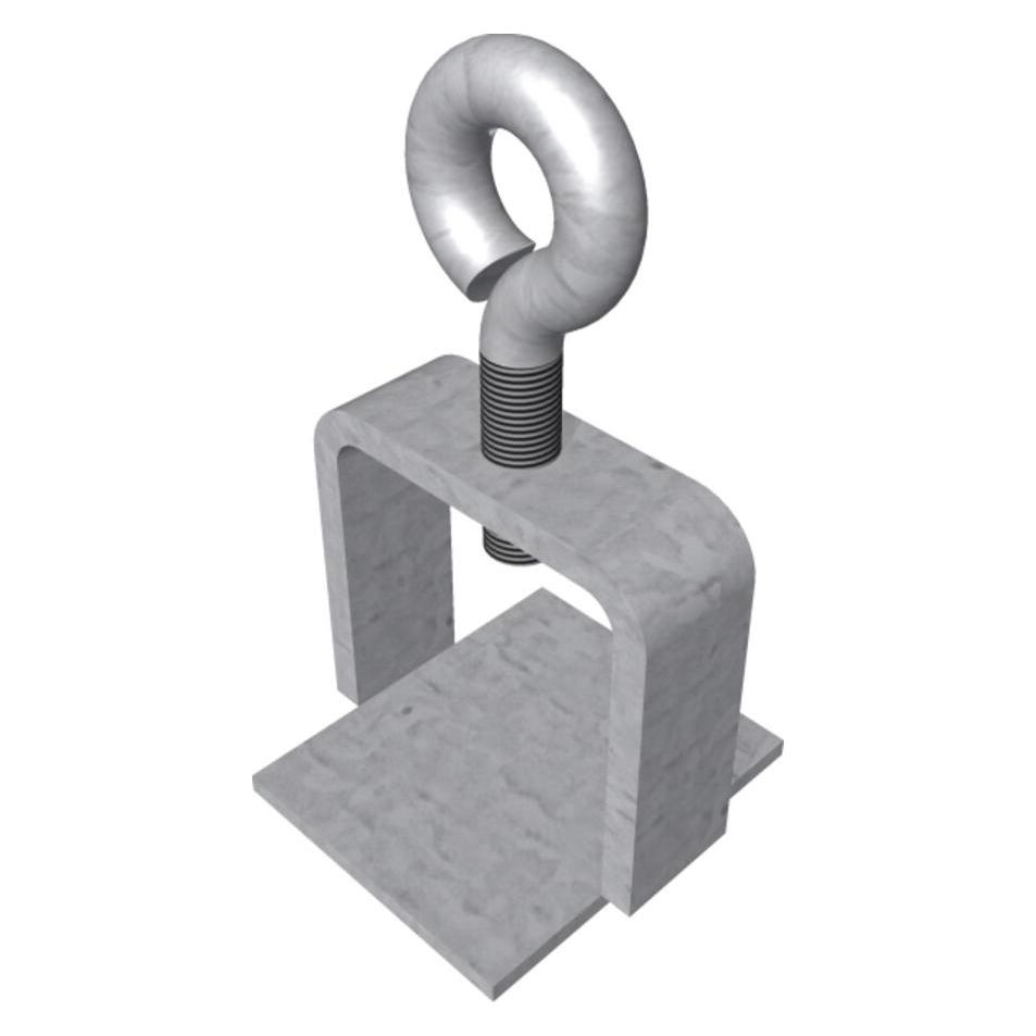 Schake Schilderklemmschelle, verzinkt, ohne Ösen/Haken (70639257)